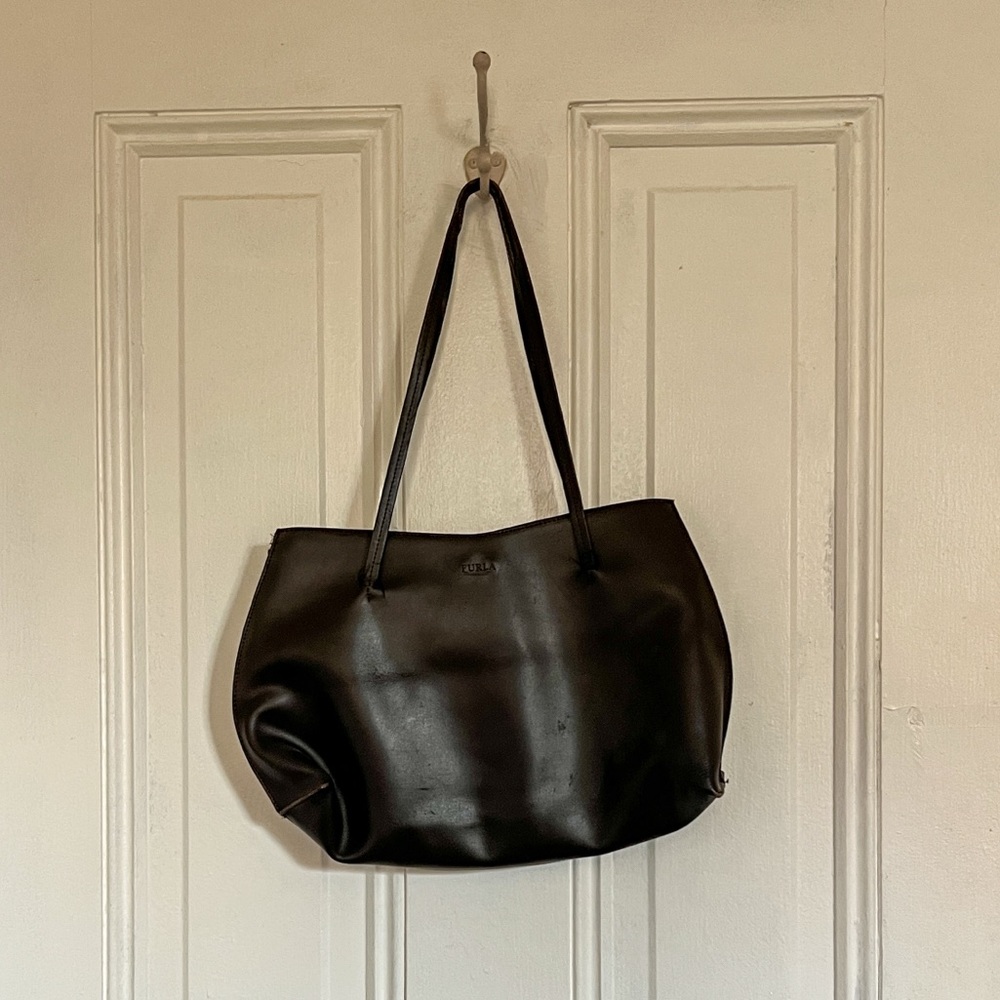 Brown Leather Shoulder Bag | Furla